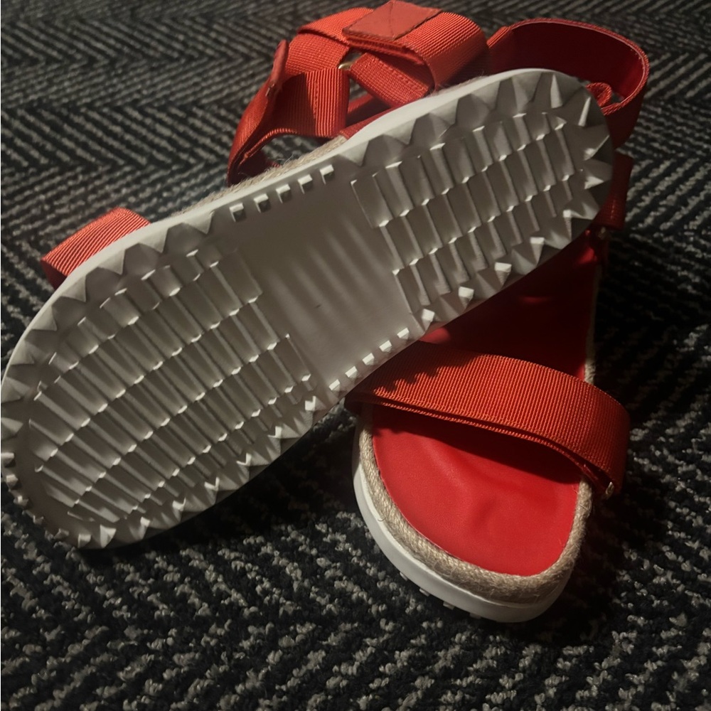 Anthropologie Silent D Women's Orange Sandals - image 5